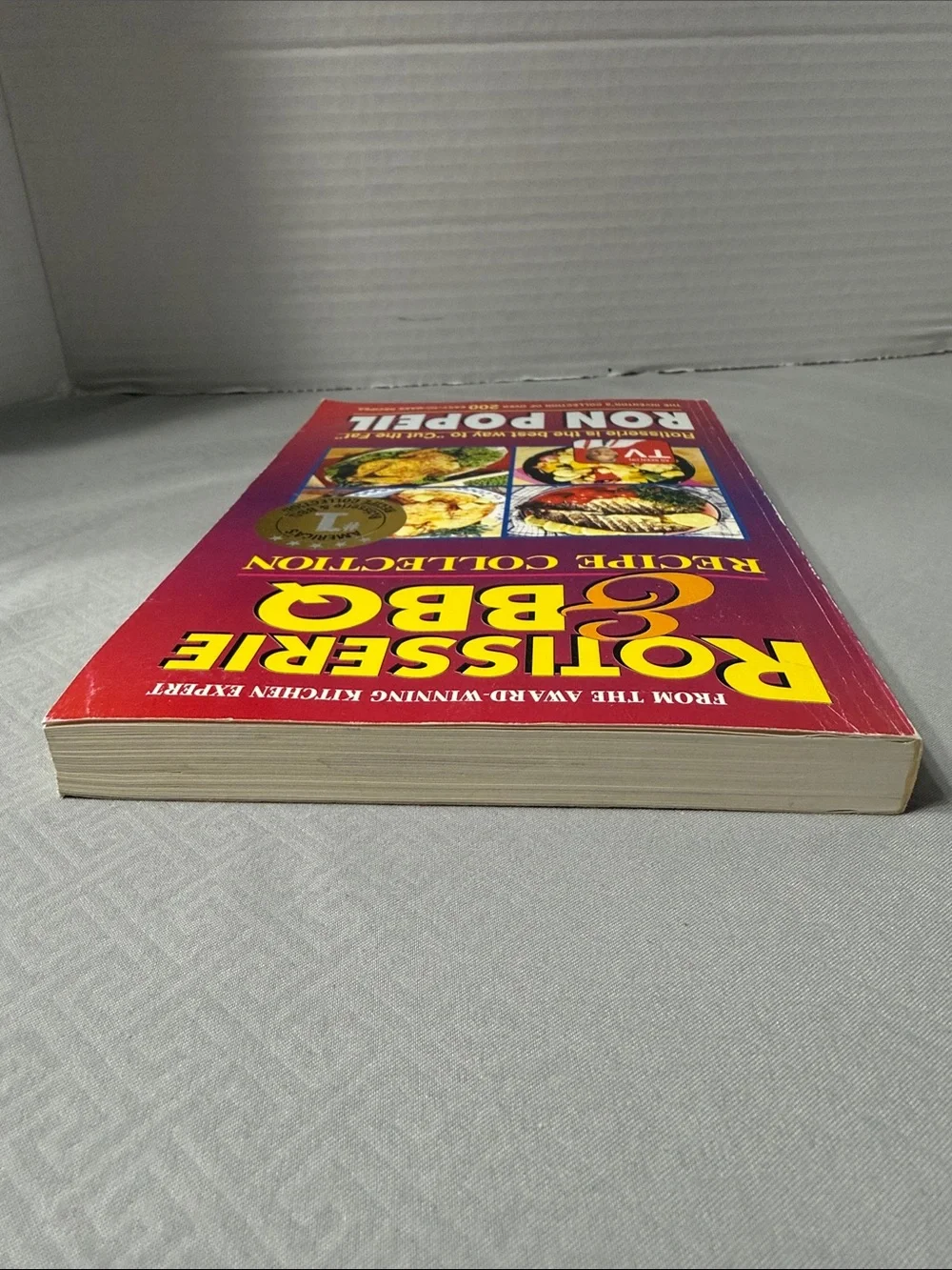 Rotisserie & BBQ Recipe Collection Cookbook Red Cover Paperback by Ron Popeil